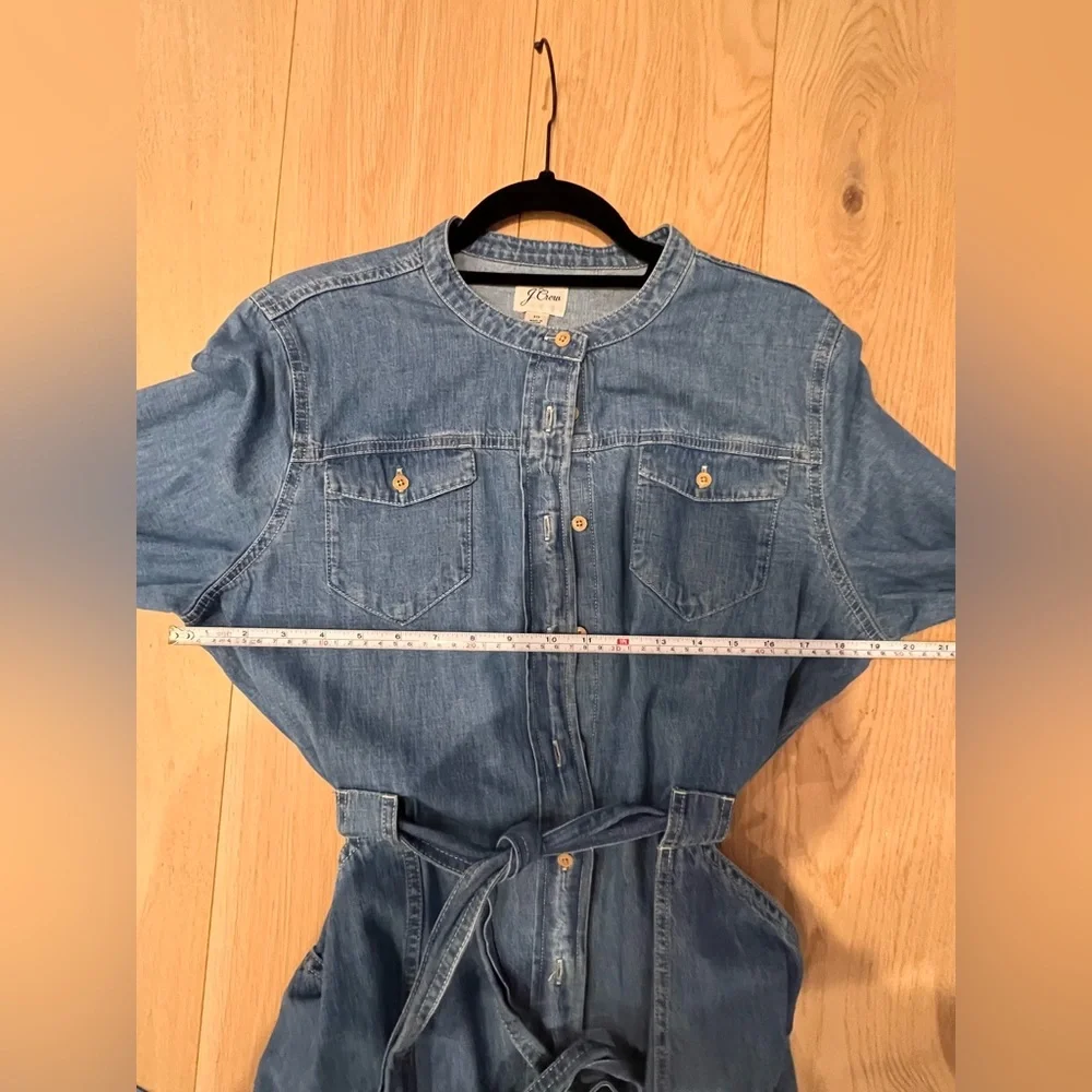 J. Crew Denim Shirt Dress. Size 10
